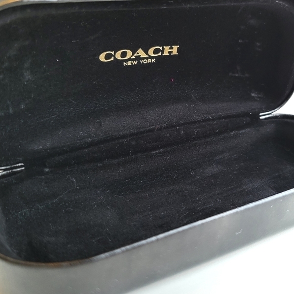 COACH Black Sun Glass Case - Picture 2 of 6